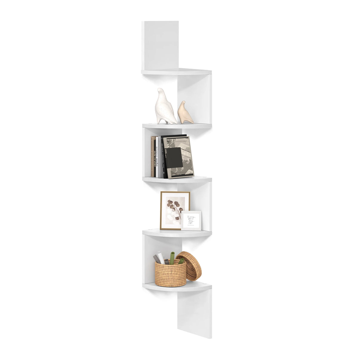 Hoekwandplank met Zigzag Design