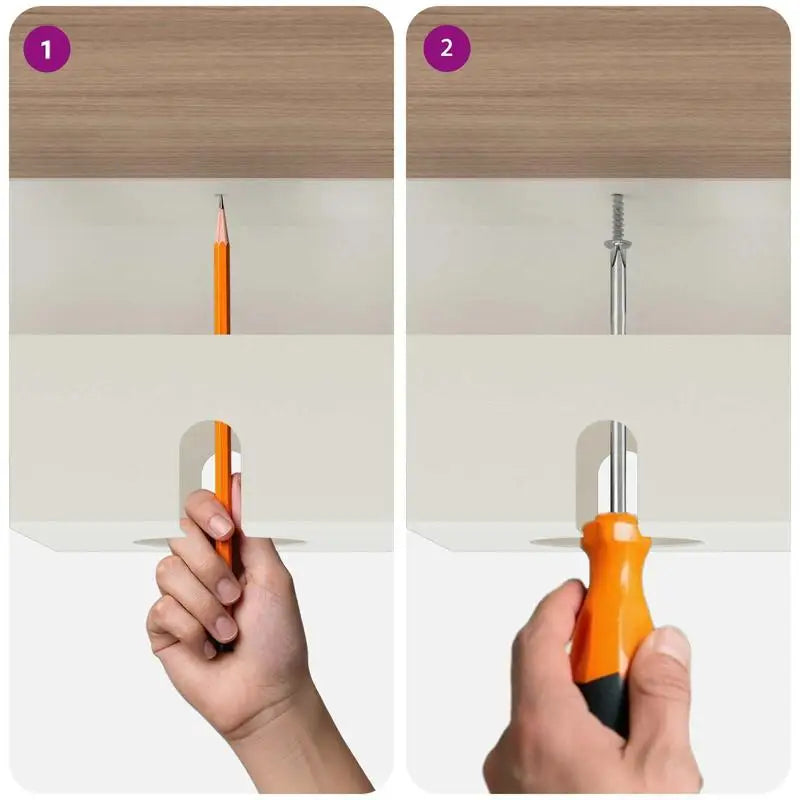 Kabelgoot voor Onder het Bureau (2 stuks)