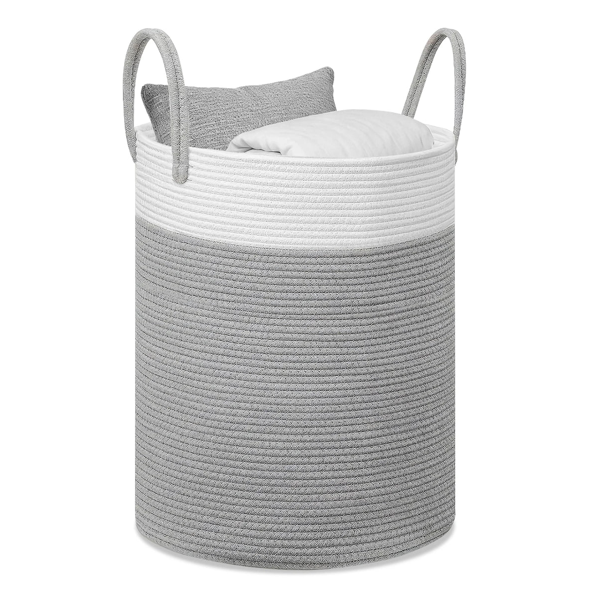 Gevlochten Wasmand met Handvat 58 Liter