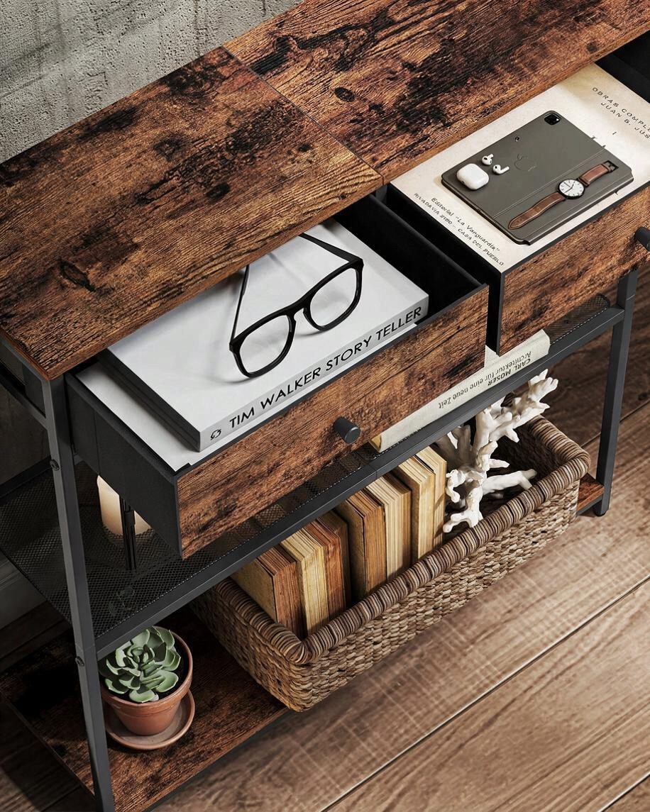 Wandtafel met 2 Lades