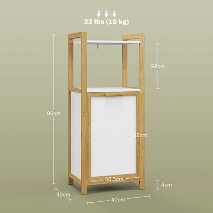 Badkamerkastje met Wasmand 33 Liter