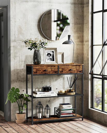 Wandtafel met 2 Lades