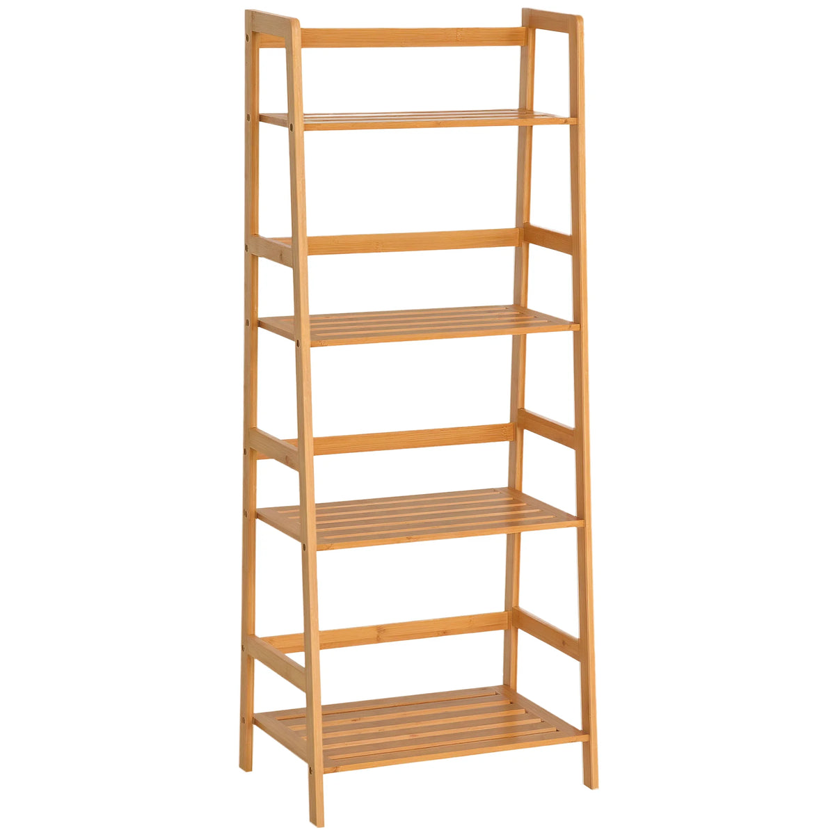 Bamboe Ladderrek met 4 Planken