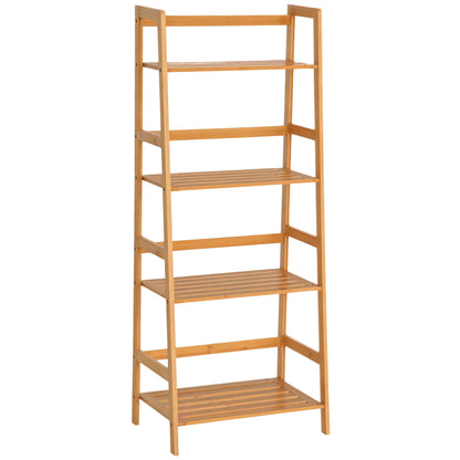Bamboe Ladderrek met 4 Planken
