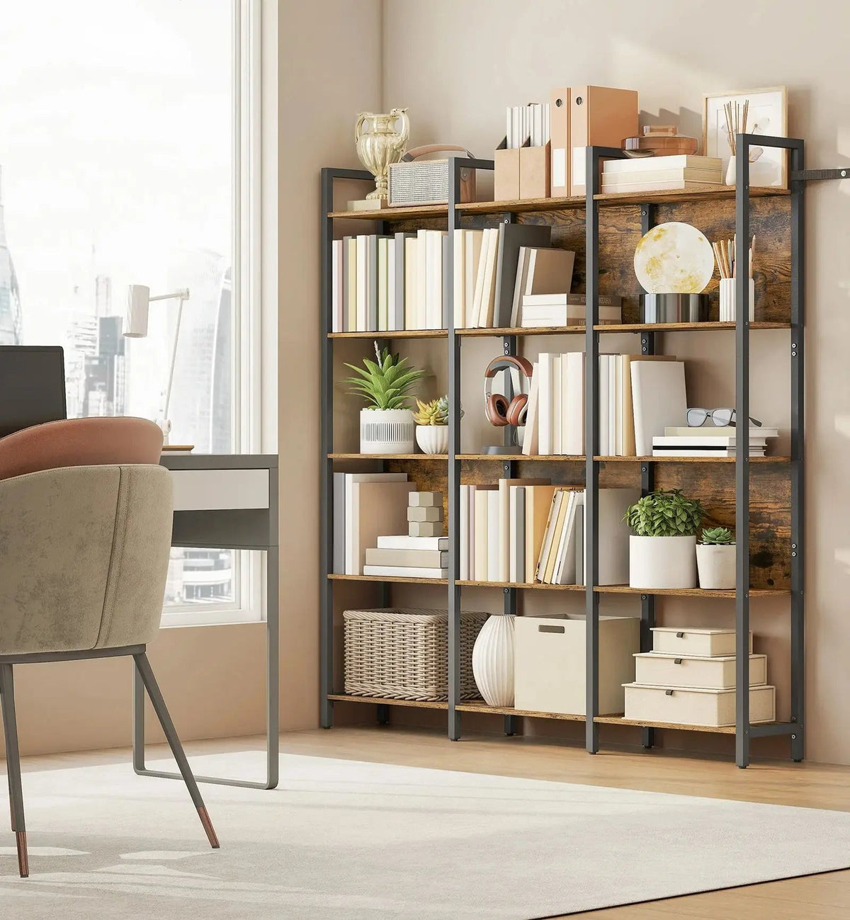 Boekenkast met Industrieel Design