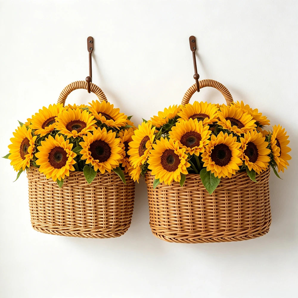 Hangende Opbergmand – Rotan-Look