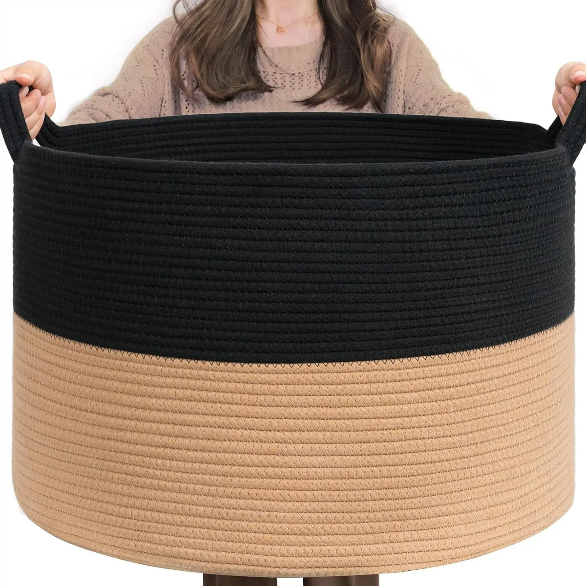 Grote Katoenen Touwmand – 83 Liter