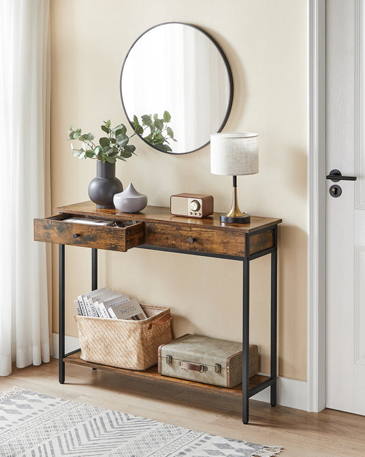 Wandtafel met 2 Lades