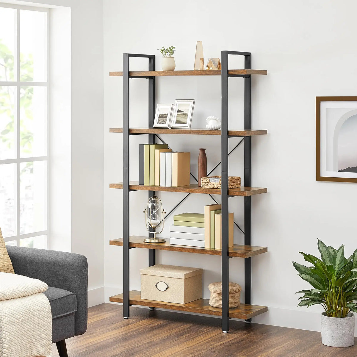 Boekenkast 5 Niveaus