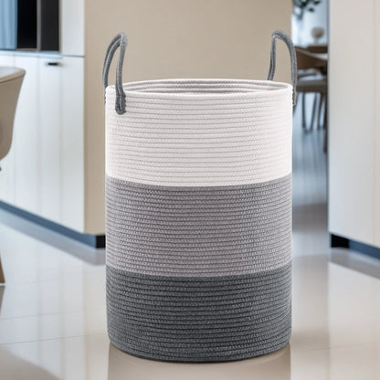 Grote Gevlochten Wasmand met Handvatten