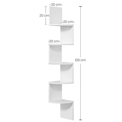 Hoekwandplank met Zigzag Design