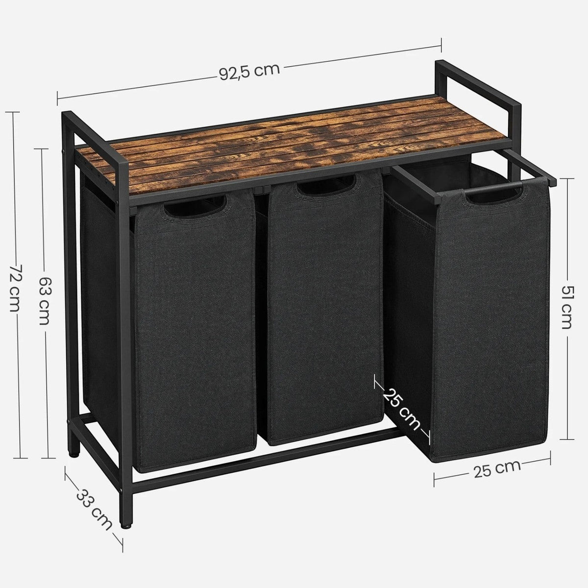 Wassorteerder 114 Liter met Planken
