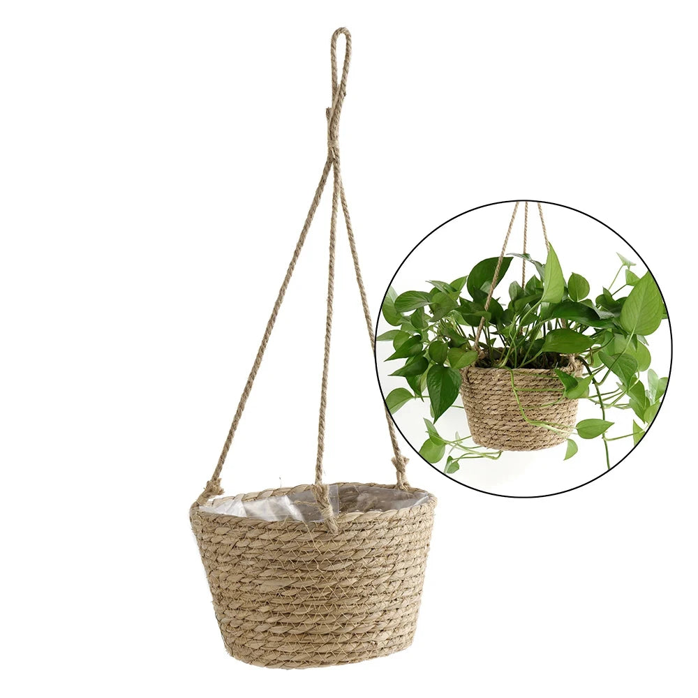 Geweven Hangmand voor Planten