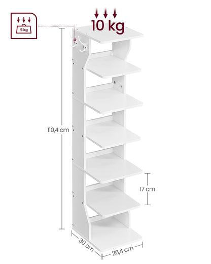Schoenenrek met 6 Niveaus