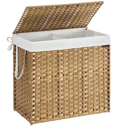 Rotan Wasmand met Deksel