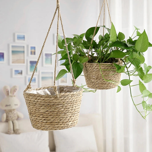 Geweven Hangmand voor Planten