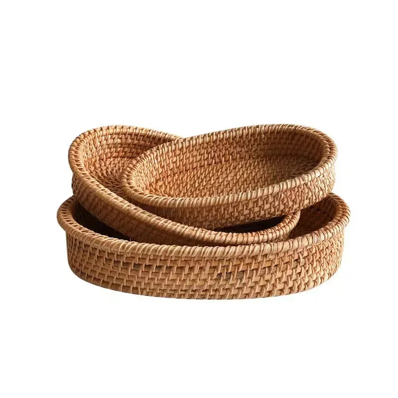 Ronde Rattan Serveermand