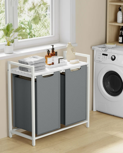 Wasmand met 2 Vakken