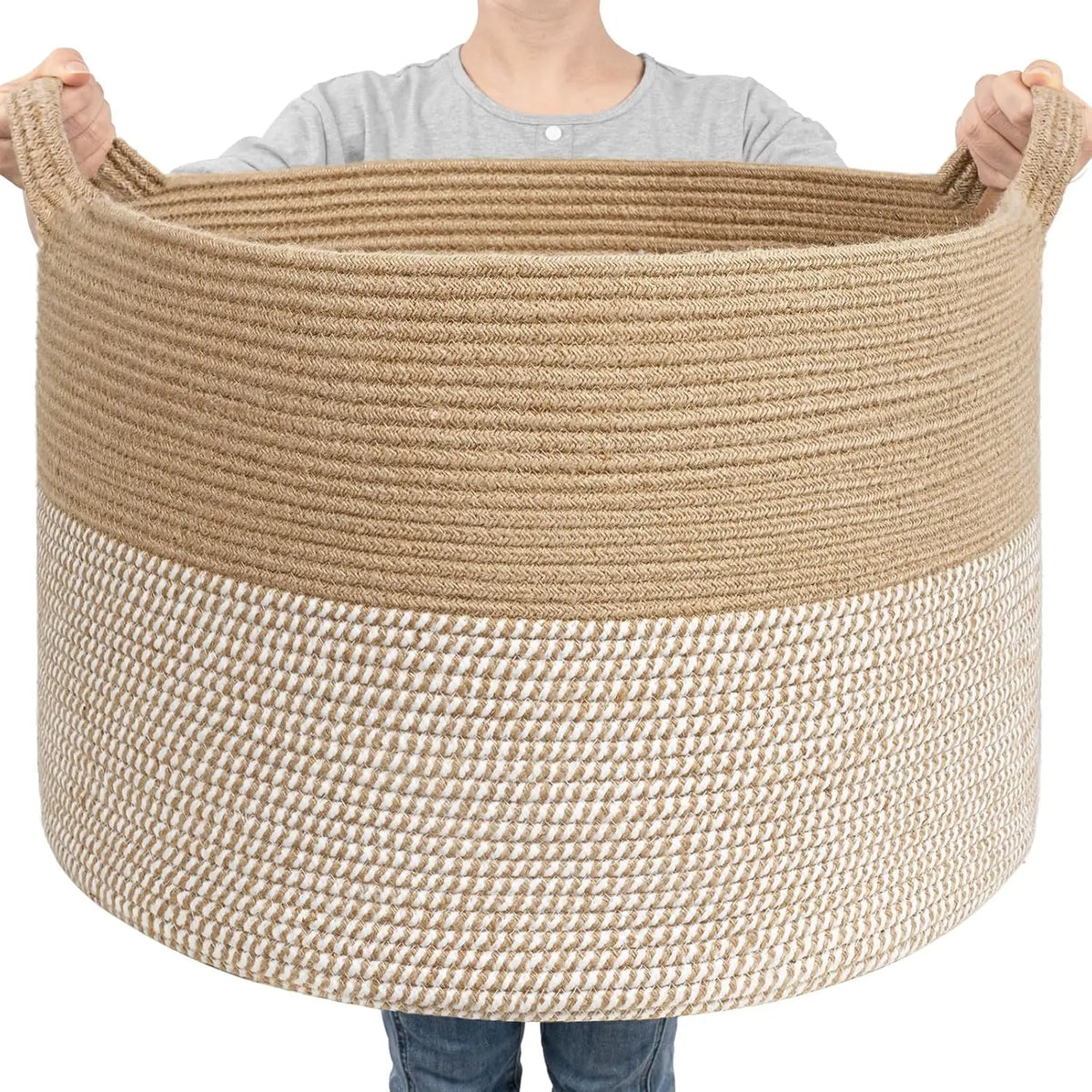 Grote Katoenen Touwmand – 83 Liter