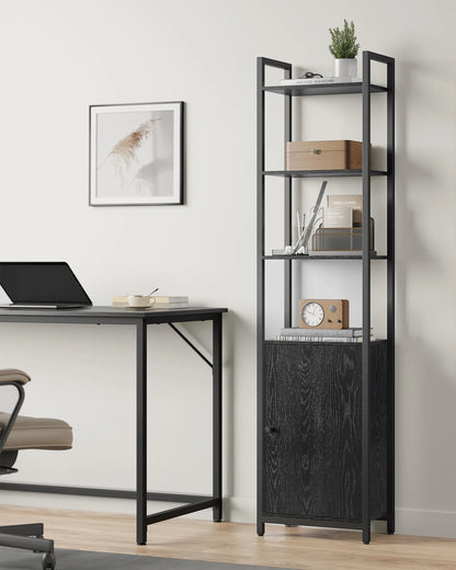 Kast met Open Vakken en Deur