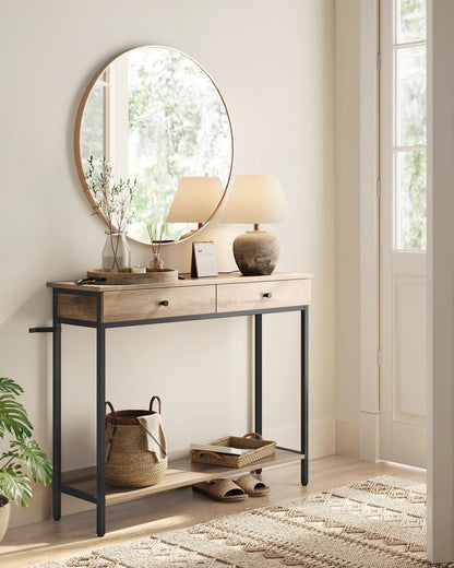 Wandtafel met 2 Lades