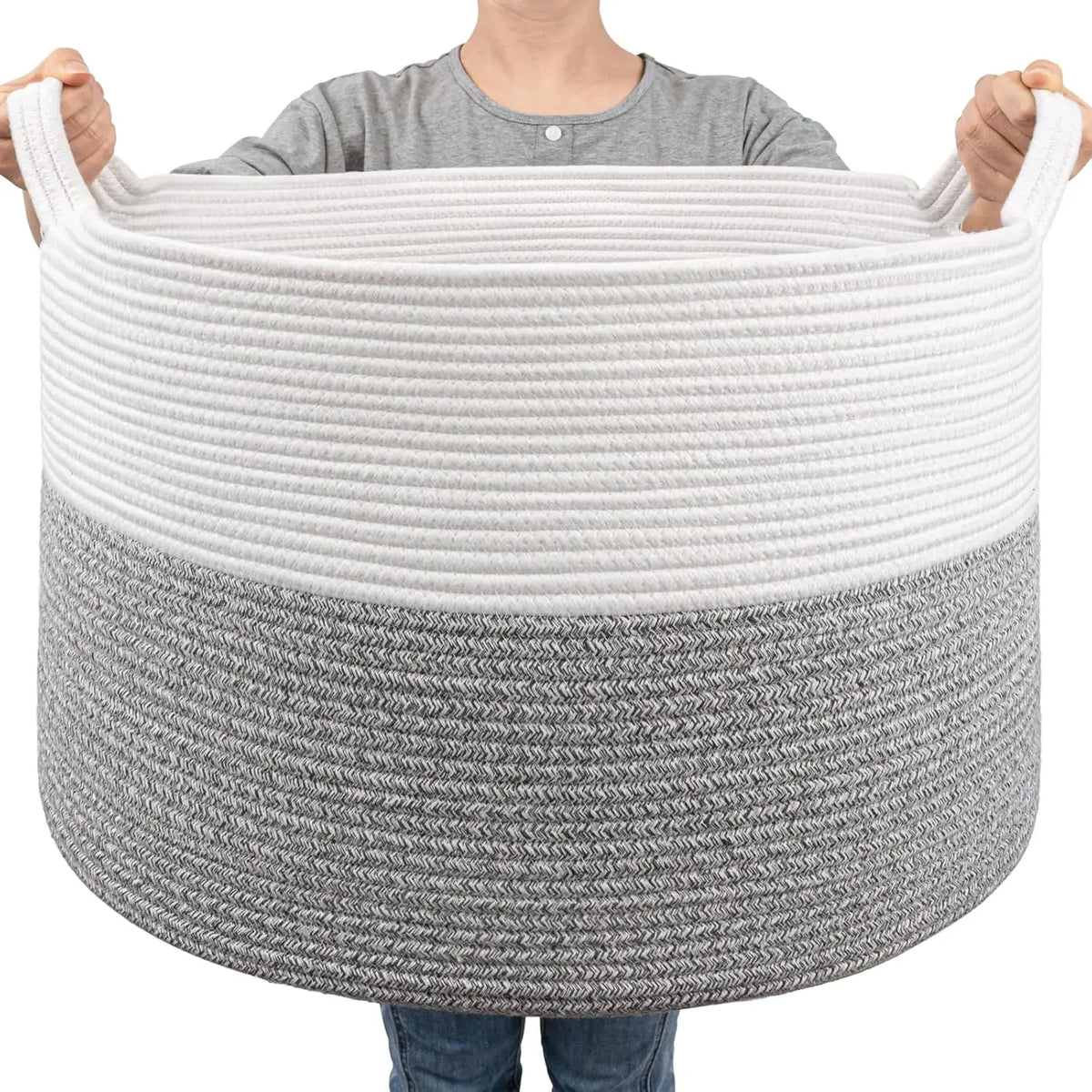 Grote Katoenen Touwmand – 83 Liter