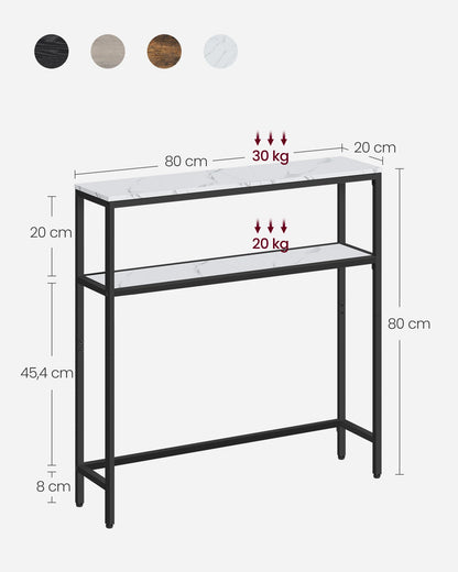 Consoletafel met 2 Planken