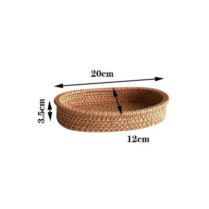 Ronde Rattan Serveermand