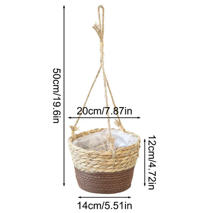 Geweven Hangmand voor Planten