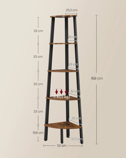Hoekrek 5 Planken