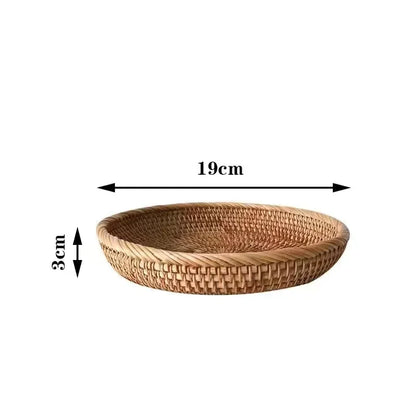 Ronde Rattan Serveermand