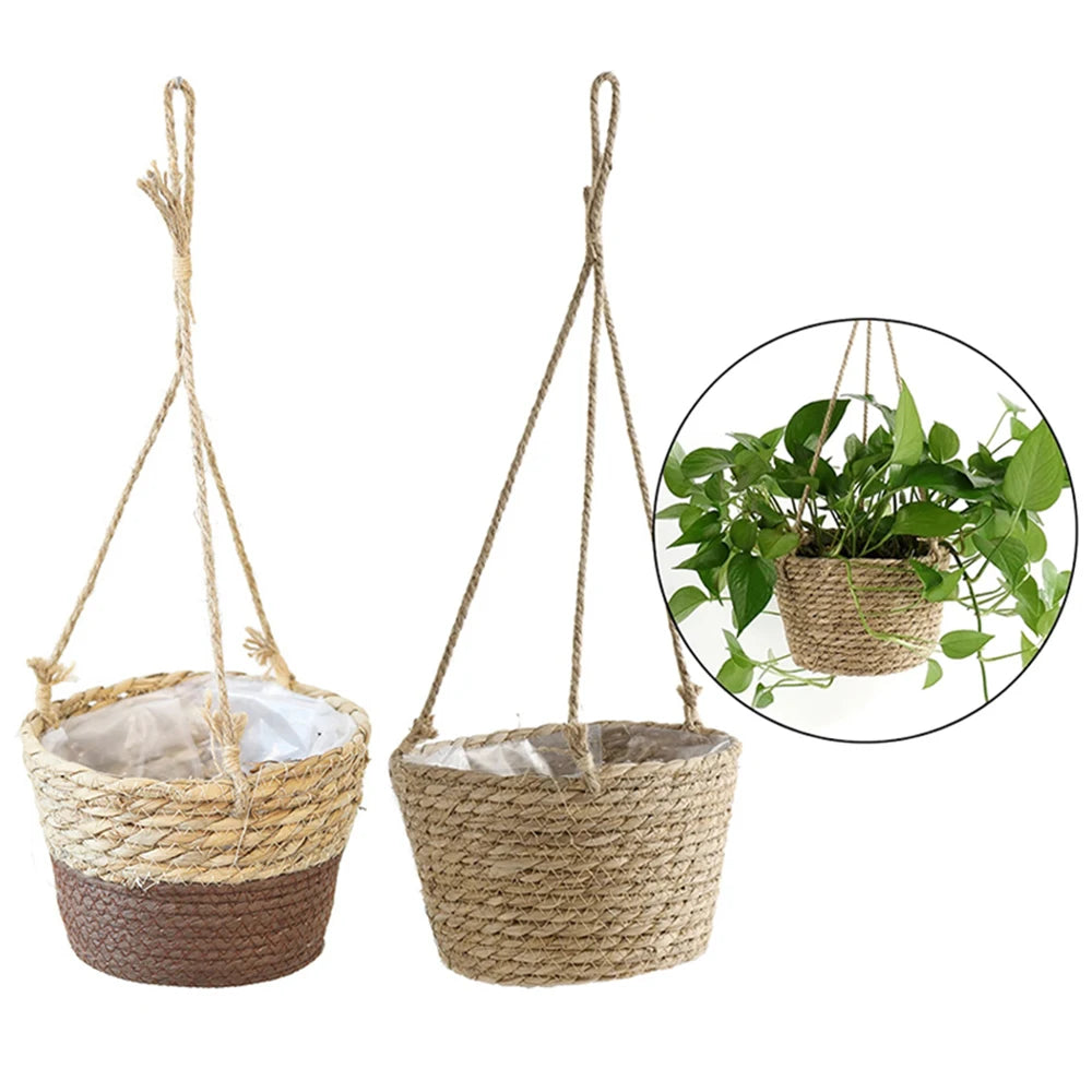 Geweven Hangmand voor Planten