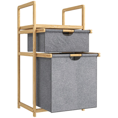 Bamboe Wassorteerder 48 Liter met Plank