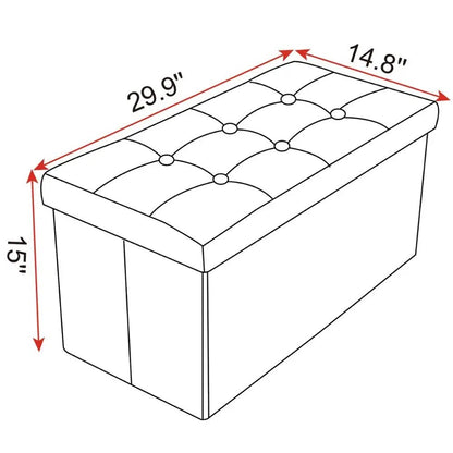 Opvouwbare Opbergpoef – 80 Liter