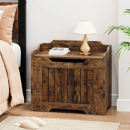 Houten Opbergkist met Veiligheidsscharnier