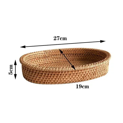 Ronde Rattan Serveermand