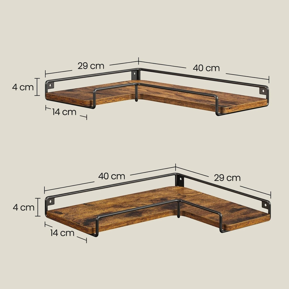 Hoekplanken (Set van 3)