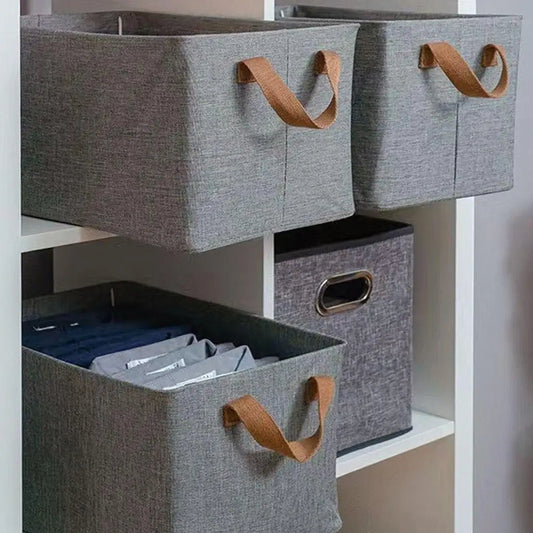 Opvouwbare Opbergboxen met Deksel – Set van 5