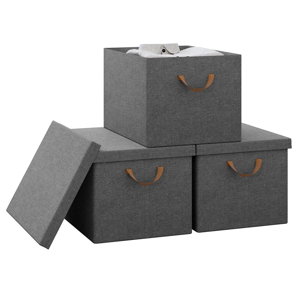 Opvouwbare Opbergboxen met Deksel