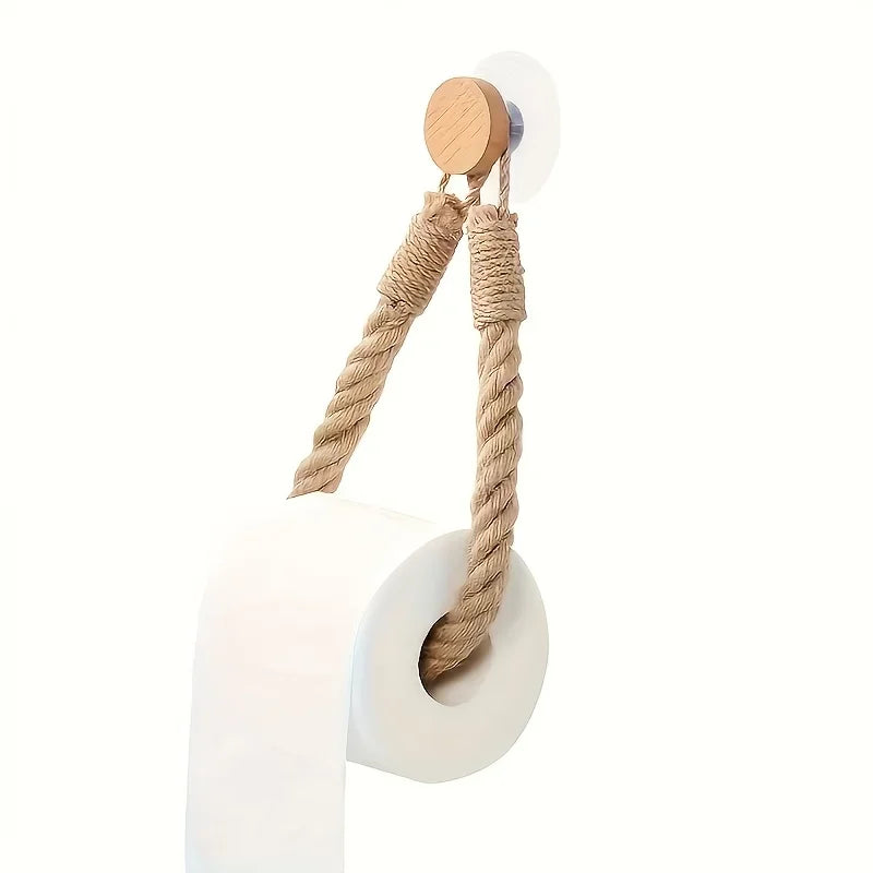 Toiletrolhouder van Gevlochten Touw